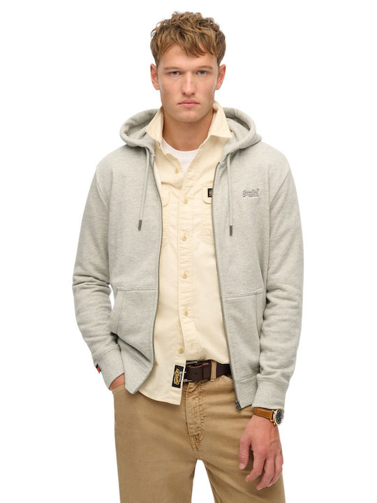Superdry D1 Ovin Sweatshirt with Hood Grey