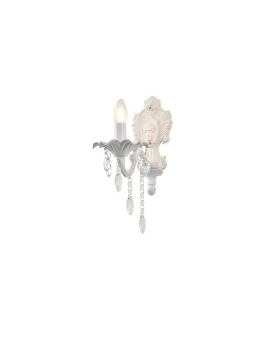 Eurolamp Lamp Wall with Socket E14 Transparent 35x14cm 144-47009