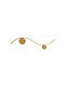 Eurolamp Aero Φωτιστικό Τοίχου Μπρούτζινο 81.5x3x23.5εκ.