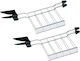 Set of 2 Sandwich Supports for Toaster Casa Bugatti 13-volo025a/2 Stainless Steel