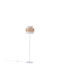 Eurolamp Isla Floor Lamp H145xW35cm. with Socket for Bulb E27 White