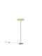 Eurolamp Perforato LED Φωτιστικό Δαπέδου Υ135xΜ35εκ. με Θερμό Λευκό Φως 1080lm Χρυσό