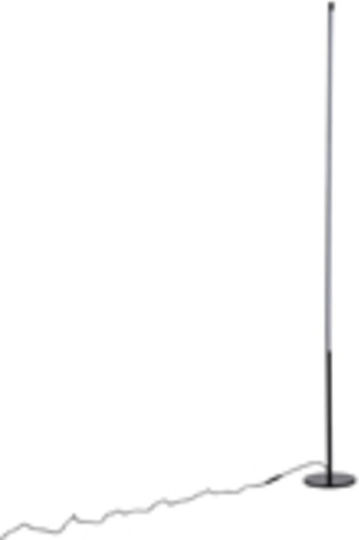 Eurolamp Linea LED Stehleuchte H160xB18cm. mit Warmweißem Licht 2300lm Schwarz