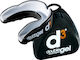 D3 Double Dual Layer Gel Mouthguard Μασελάκι Προστασίας Αθλητών 12+ Years Old Black White