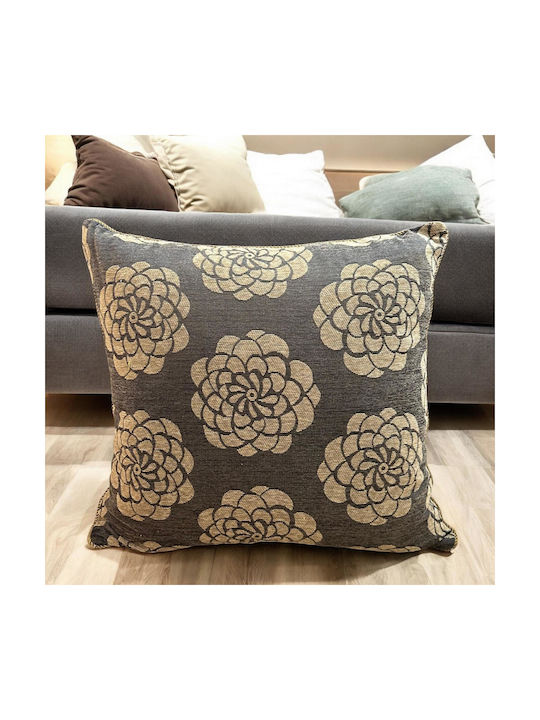 Linea Home Față De Pernă Sage Din Catifea Verde Ulei 65x65cm
