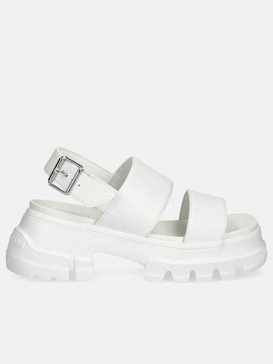 Tommy Hilfiger Women's Ankle Strap Platforms Beige EN0EN02750-YBL