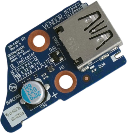 USB Board Laptop Lenovo Ideapad Gaming 3-15imh05 81y4 81y4001xus 81y4005fau Creator 5-15imh05 82d4 82d4002nau 5c50s25065 Gy530 Ns-c871 Code 1-brd230