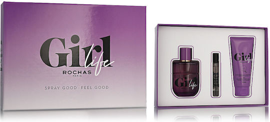 Rochas Girl Women's Set with Eau de Parfum and Mini Perfume 3pcs