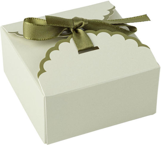 Beauty Home Hârtie Cutie pentru Cadou Ecru 7x3.5cm. 10buc