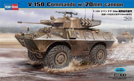 Hobbyboss Model Figure V-150 Commando W/20mm Cannon 1:35 82420