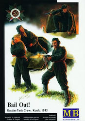 Figurine Model Master Box Echipaj de Tanc Rusesc Evacuare Kursk 1943 1:35 Mb3551
