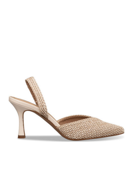Envie Shoes Γόβες με Λουράκι Μπεζ