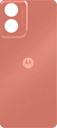 Battery Cover Motorola Moto G04 Sunrise Orange 5s58c23913 Service Pack