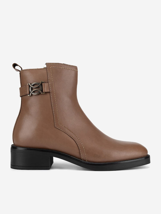 Stiefeletten Damen Braun