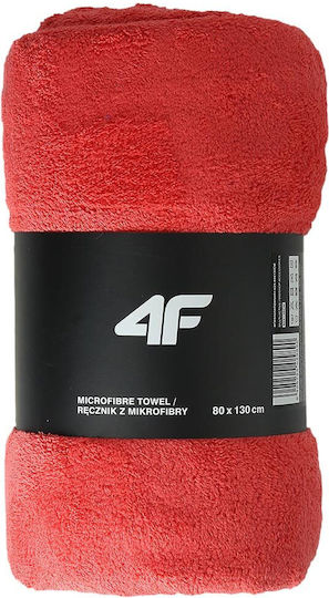 4F Microfiber Towel Body Red 130x80cm