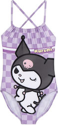 Cerda Hello Kitty Kuromi Kids Swimwear One-Piece Purple