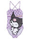 Cerda Hello Kitty Kuromi Παιδικό Μαγιό Ολόσωμο Μωβ