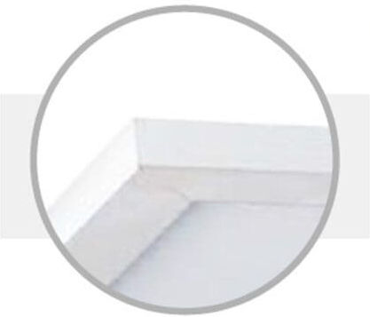 External Conversion Frame for LED Panel Backlit 60x60 White 30110