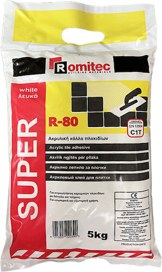 Romitec R-80 Ακρυλικη Κολλα Πλακιδιων 5kg
