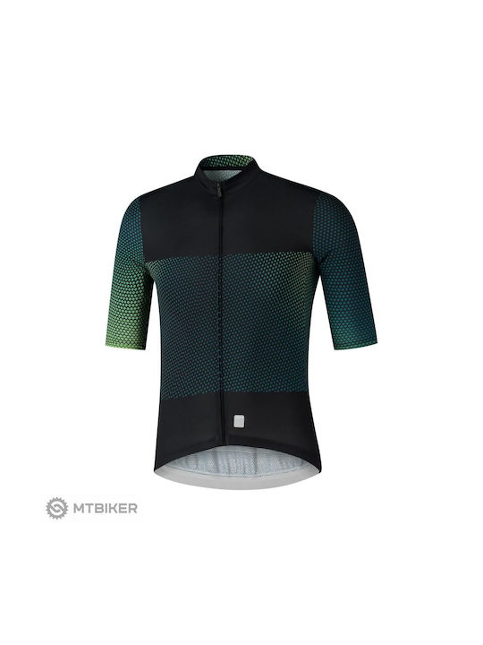 Shimano Breakaway Ανδρική Κοντομάνικη Μπλούζα Ποδηλασίας Πράσινη