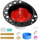 Vevor Plastic Siphon with Output 102mm and Size 17.8x15.8cm Black