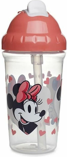 Thermobaby Παιδικό Ποτηράκι Minnie Mouse Heart Full από Πλαστικό Ροζ 295ml