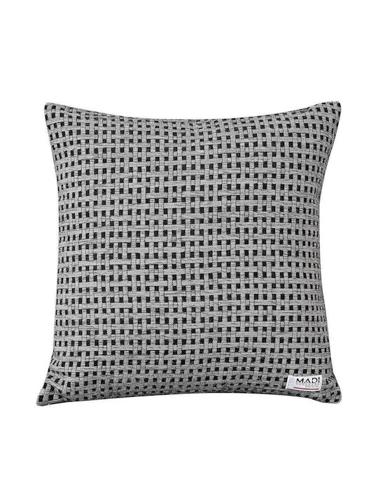 Madi Μαξιλάρι Καναπέ Mouve Mouve Grey 45x45εκ.