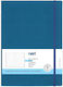 Next Carnet 80 Foi B5 Cu dungi cu Elastic Albastru