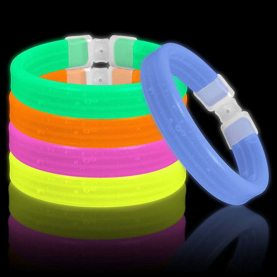 Glow Sticks Φωσφοριζέ Τριπλό Βραχιόλι 1τμχ Επιλογή Χρώματος Πράσινο