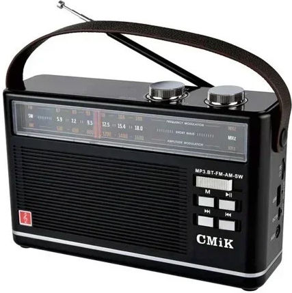 Cmik MK-910BT Tragbares Radio mit Bluetooth und USB Schwarz