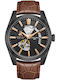 Beverly Hills Polo Club Men's Watch Automatic with Brown Leather Strap