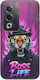 Boss Life Tiger Oppo A80 5g Black TPU Black Silicone