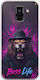 Boss Life Lion Samsung Galaxy A6 2018 Flexible TPU Transparent Silicone