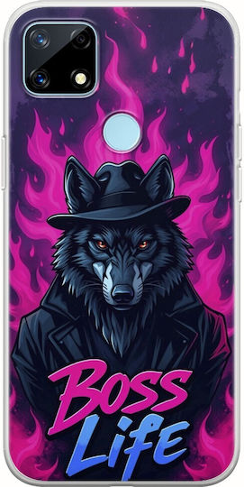 Boss Life Wolf Realme 7i Flexible Tpu Διάφανη Σιλικόνη