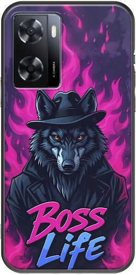 Boss Life Wolf Oppo A57s Black Tpu Μαύρη Σιλικόνη