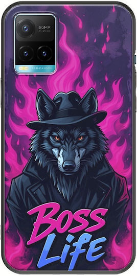 Husă de Telefon Boss Life Wolf Vivo Y33s Negru TPU Silicon Negru