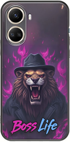 Boss Life Lion Huawei Nova 10 Se Черен TPU Черен Силикон
