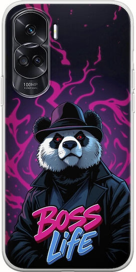 Boss Life Panda Honor 90 Lite 5g Гъвкав TPU Прозрачен Силикон