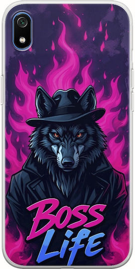 Boss Life Wolf Xiaomi Redmi 7a Flexibles TPU Transparentes Silikon