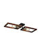 Opviq Deckenleuchte 62cm Braun mit Fassung E27