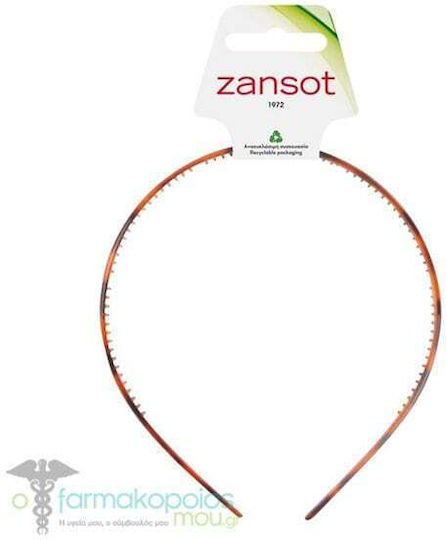 Zan Sot Στέκα Μαλλιών Καφέ