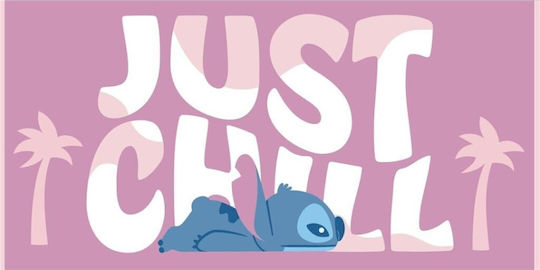 Плажна кърпа Disney Stitch "just Chill" 70x140см