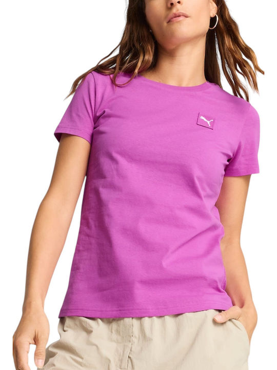PUMA Γυναικείο T-shirt Μωβ