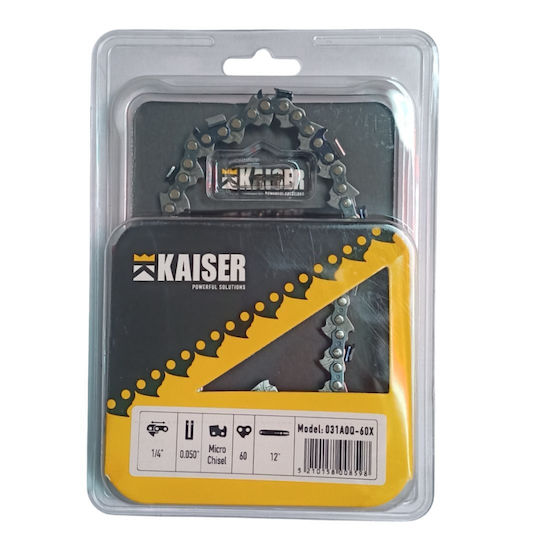 Sägekette Micro-Meißel 1/4" 1,3mm 60 Treibglieder Kaiser