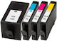 Πακέτο Συμβατών Μελανιών Εκτυπωτή InkJet HP 903XL (new chip) Πολλαπλό (Color) / Μαύρο 1τμχ
