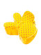 Plastic Kids Bunny Polka Dot Hair Clip - Yellow