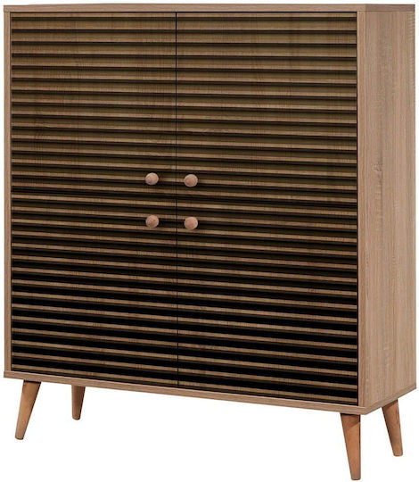 Holz Schuhschrank Multilux 95x36x111cm