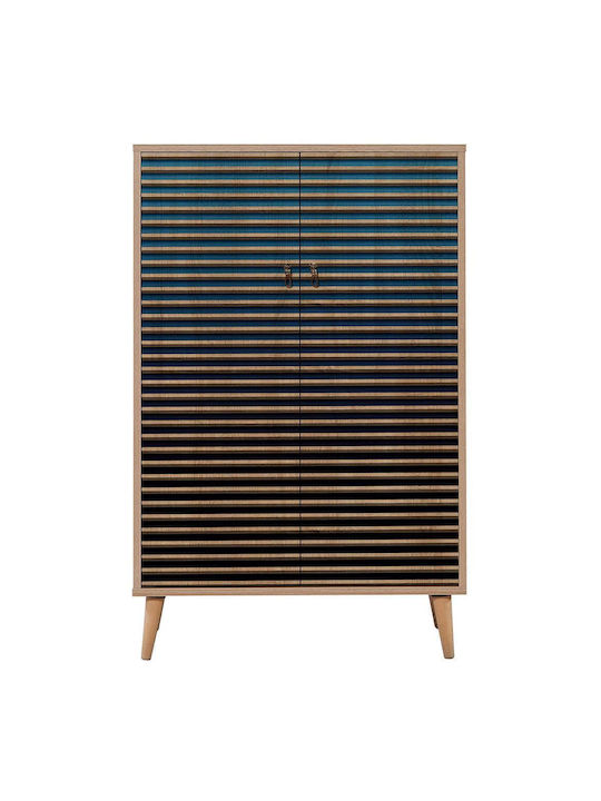 Ξύλινη Παπουτσοθήκη Multibox 80x36x127cm