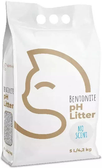 Kitties Άμμος Γάτας Μπετονίτης χωρίς Άρωμα 5lt