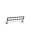 Enis by Domus Metallisch Vorhangstange Taf Doppel mit Stange Φ25mm 220cm Industrial